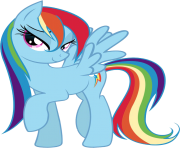 Rainbow Dash flying 2 my little pony png